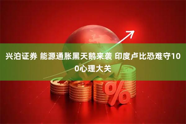 兴泊证券 能源通胀黑天鹅来袭 印度卢比恐难守100心理大关